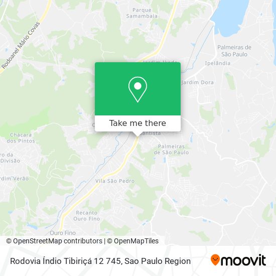 Rodovia Índio Tibiriçá  12 745 map