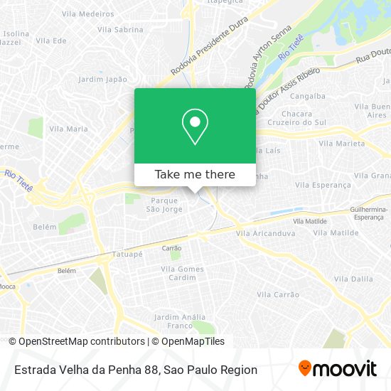 Estrada Velha da Penha  88 map