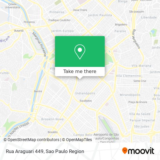 Rua Araguari 449 map