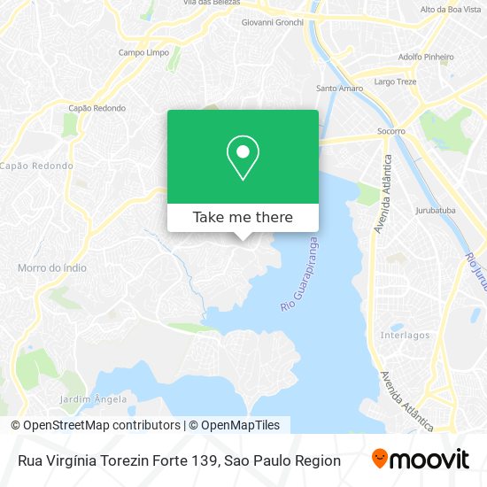 Mapa Rua Virgínia Torezin Forte 139