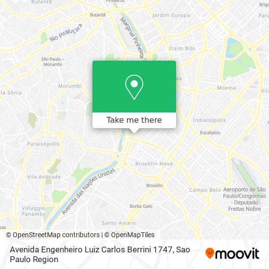 Avenida Engenheiro Luiz Carlos Berrini 1747 map