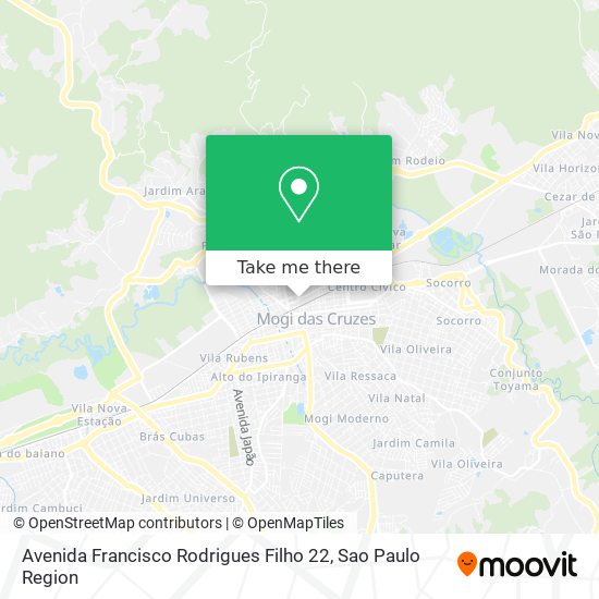Avenida Francisco Rodrigues Filho 22 map
