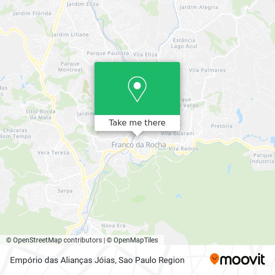Empório das Alianças Jóias map