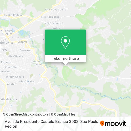 Mapa Avenida Presidente Castelo Branco 3003