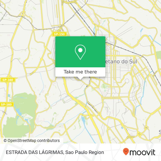 ESTRADA DAS LÁGRIMAS map