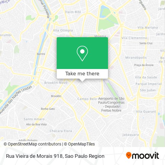 Rua Vieira de Morais 918 map