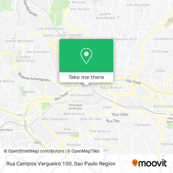 Rua Campos Vergueiro  100 map
