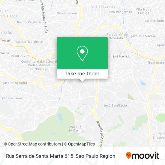 Rua Serra de Santa Marta 615 map