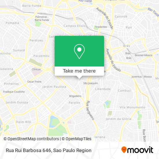 Mapa Rua Rui Barbosa 646