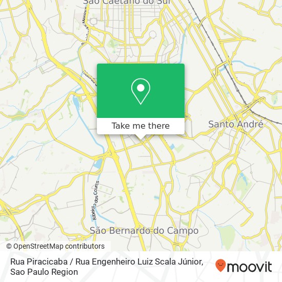 Rua Piracicaba / Rua Engenheiro Luiz Scala Júnior map