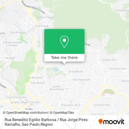 Rua Benedito Egídio Barbosa / Rua Jorge Pires Ramalho map