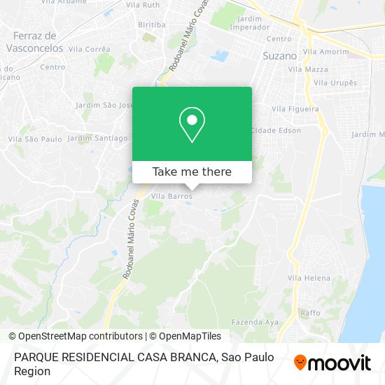 PARQUE RESIDENCIAL CASA BRANCA map