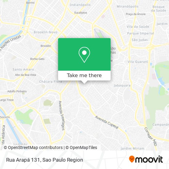Rua Arapá  131 map