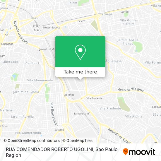 Mapa RUA COMENDADOR ROBERTO UGOLINI