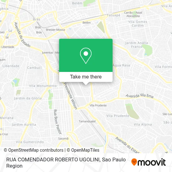 RUA COMENDADOR ROBERTO UGOLINI map