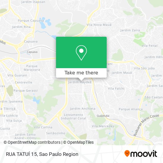 RUA TATUÍ 15 map