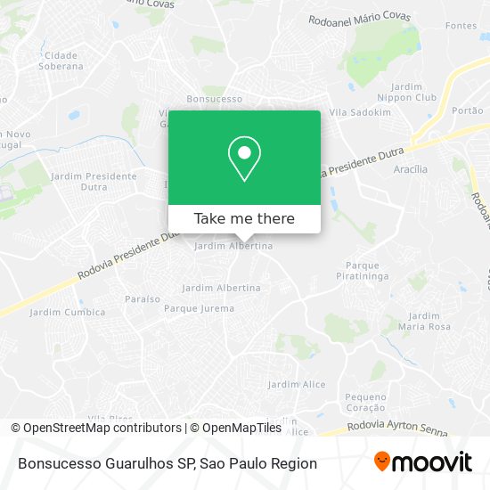 Bonsucesso   Guarulhos   SP map