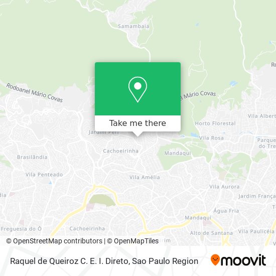 Mapa Raquel de Queiroz C. E. I. Direto