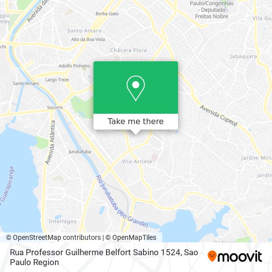 Rua Professor Guilherme Belfort Sabino 1524 map