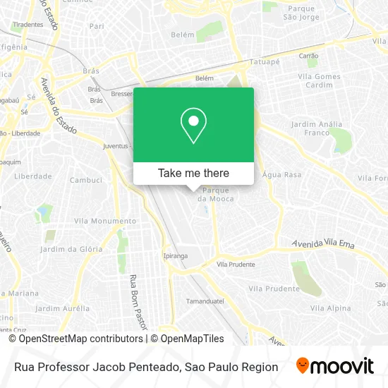 Rua Professor Jacob Penteado map