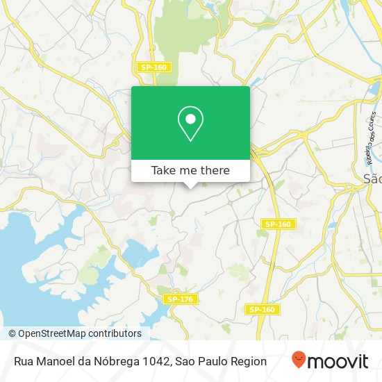 Rua Manoel da Nóbrega 1042 map