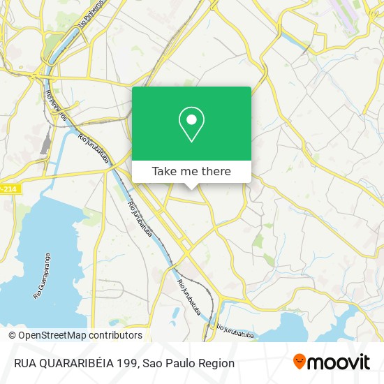 RUA QUARARIBÉIA  199 map