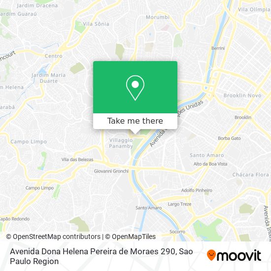 Mapa Avenida Dona Helena Pereira de Moraes  290