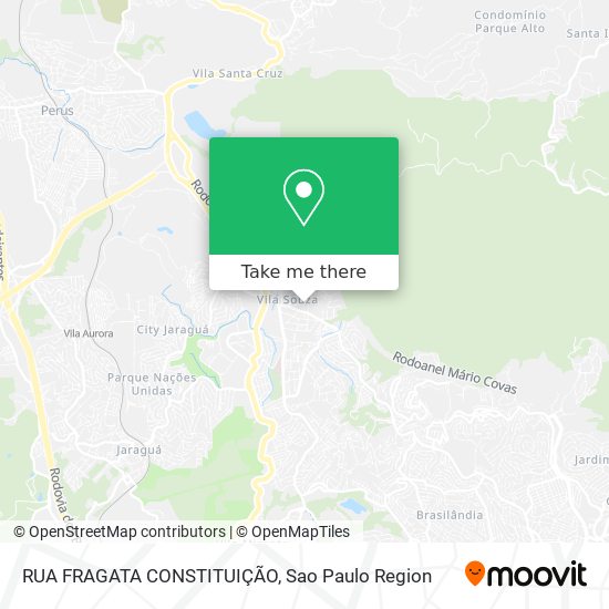 RUA FRAGATA CONSTITUIÇÃO map