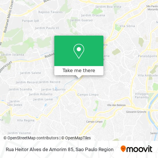 Rua Heitor Alves de Amorim 85 map