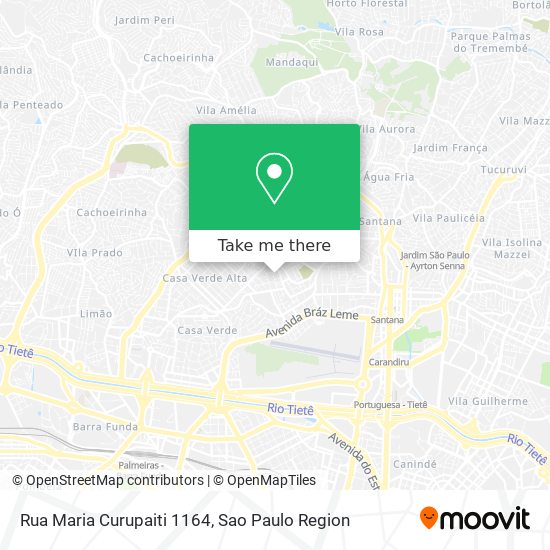 Rua Maria Curupaiti 1164 map