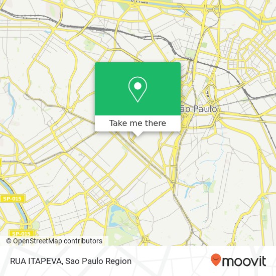 RUA ITAPEVA map