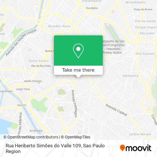 Mapa Rua Heriberto Simões do Valle 109