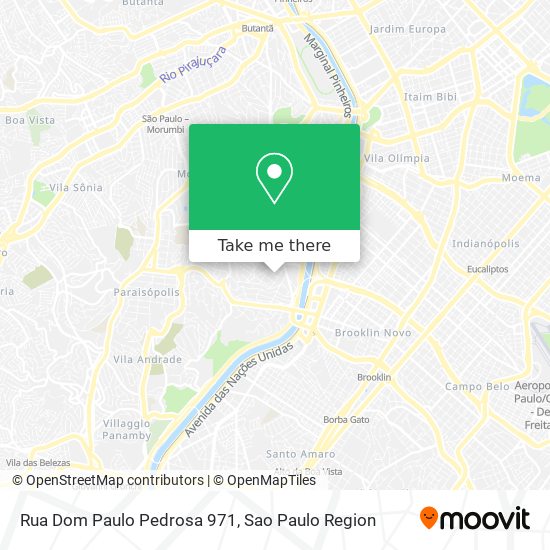 Rua Dom Paulo Pedrosa 971 map