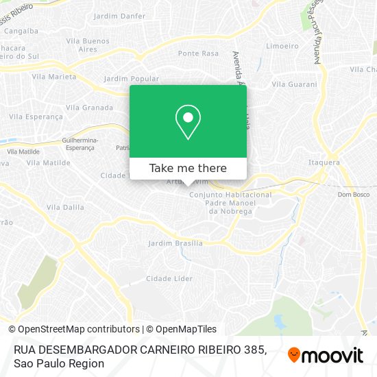 Mapa RUA DESEMBARGADOR CARNEIRO RIBEIRO 385