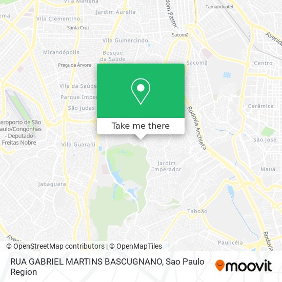 RUA GABRIEL MARTINS BASCUGNANO map