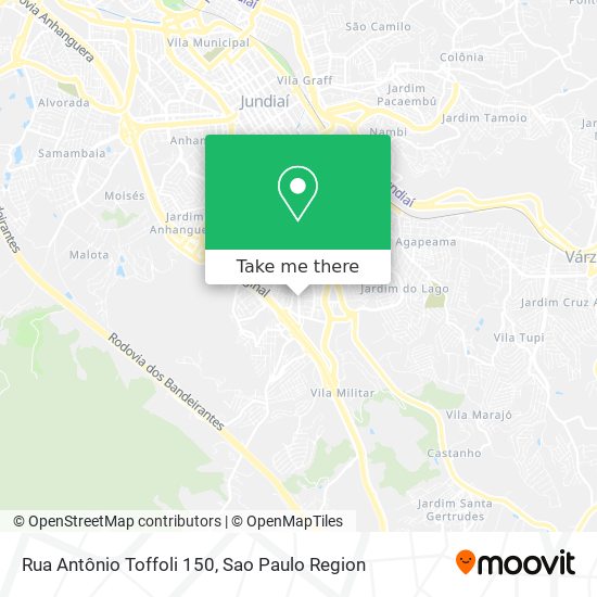 Rua Antônio Toffoli 150 map