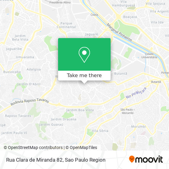 Rua Clara de Miranda 82 map