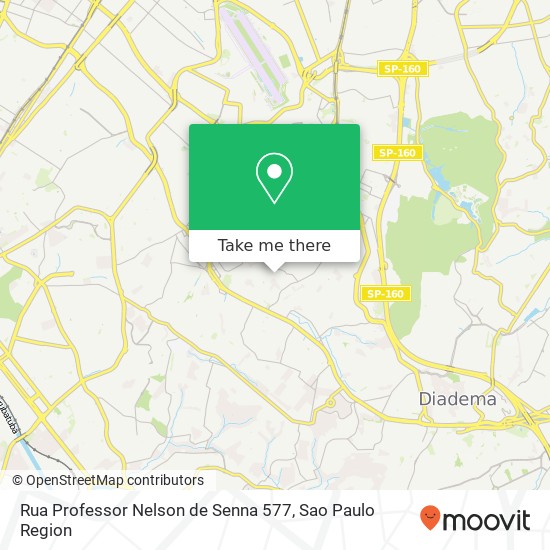 Rua Professor Nelson de Senna 577 map
