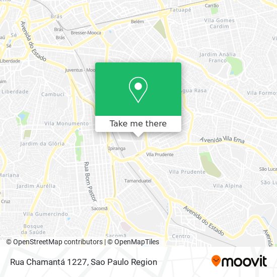 Rua Chamantá  1227 map