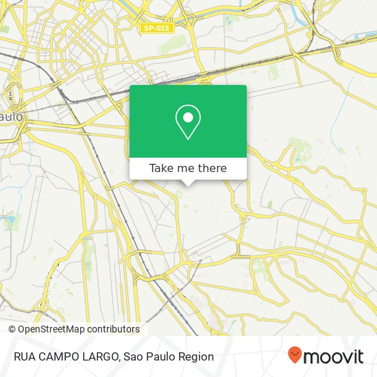 RUA CAMPO LARGO map
