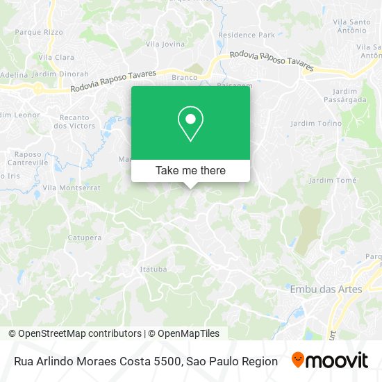 Rua Arlindo Moraes Costa 5500 map