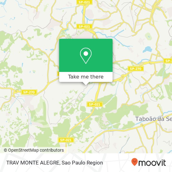 Mapa TRAV MONTE ALEGRE