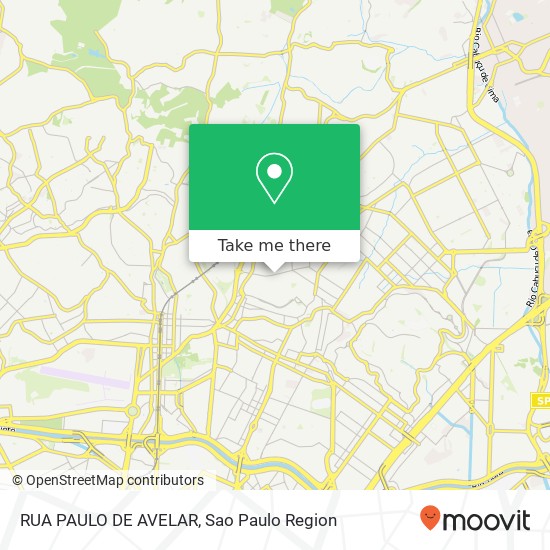 Mapa RUA PAULO DE AVELAR