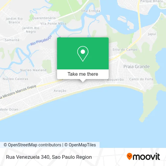 Rua Venezuela 340 map