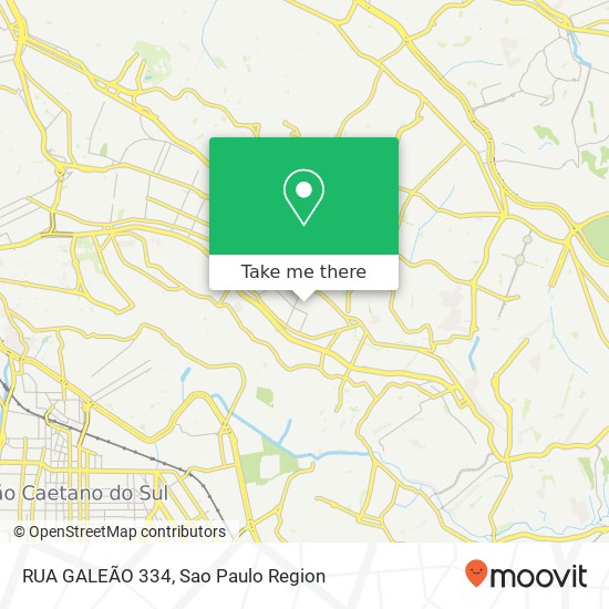 Mapa RUA GALEÃO  334