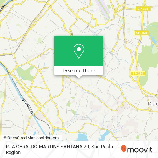 RUA GERALDO MARTINS SANTANA 70 map