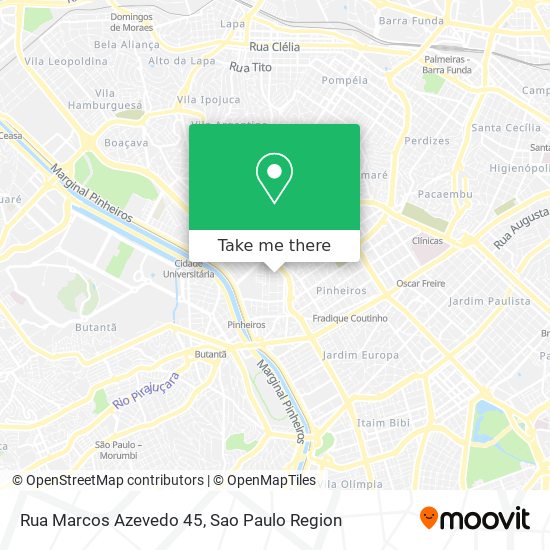 Rua Marcos Azevedo 45 map