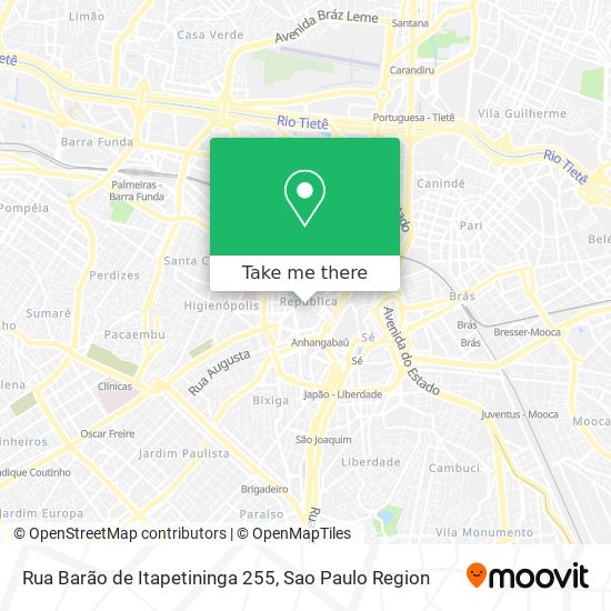 Rua Barão de Itapetininga  255 map