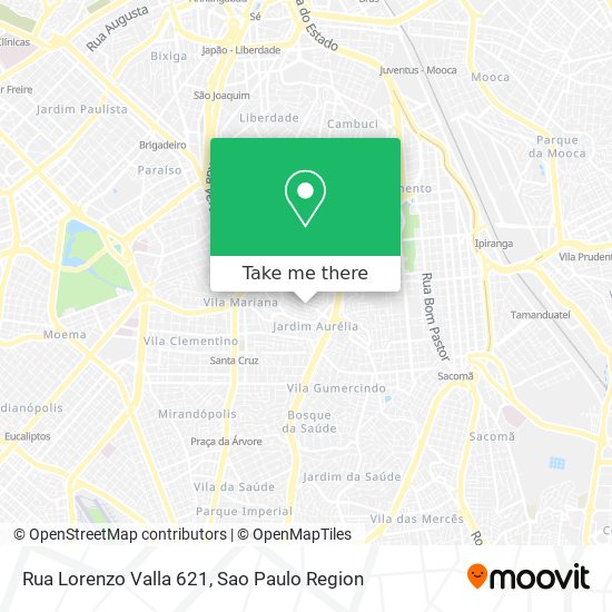 Mapa Rua Lorenzo Valla 621