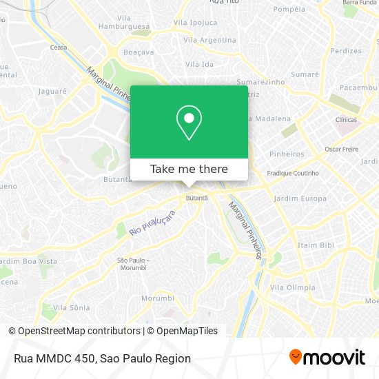Rua MMDC  450 map